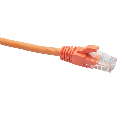 RJ45-RJ45 U/UTP Cat.5e LSZH нг(А)-HF (DR-181820), Патч-корд (коммутационный шнур), 10м, оранжевый