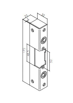 O&C (Openers-Closers) F 16 Brown планка